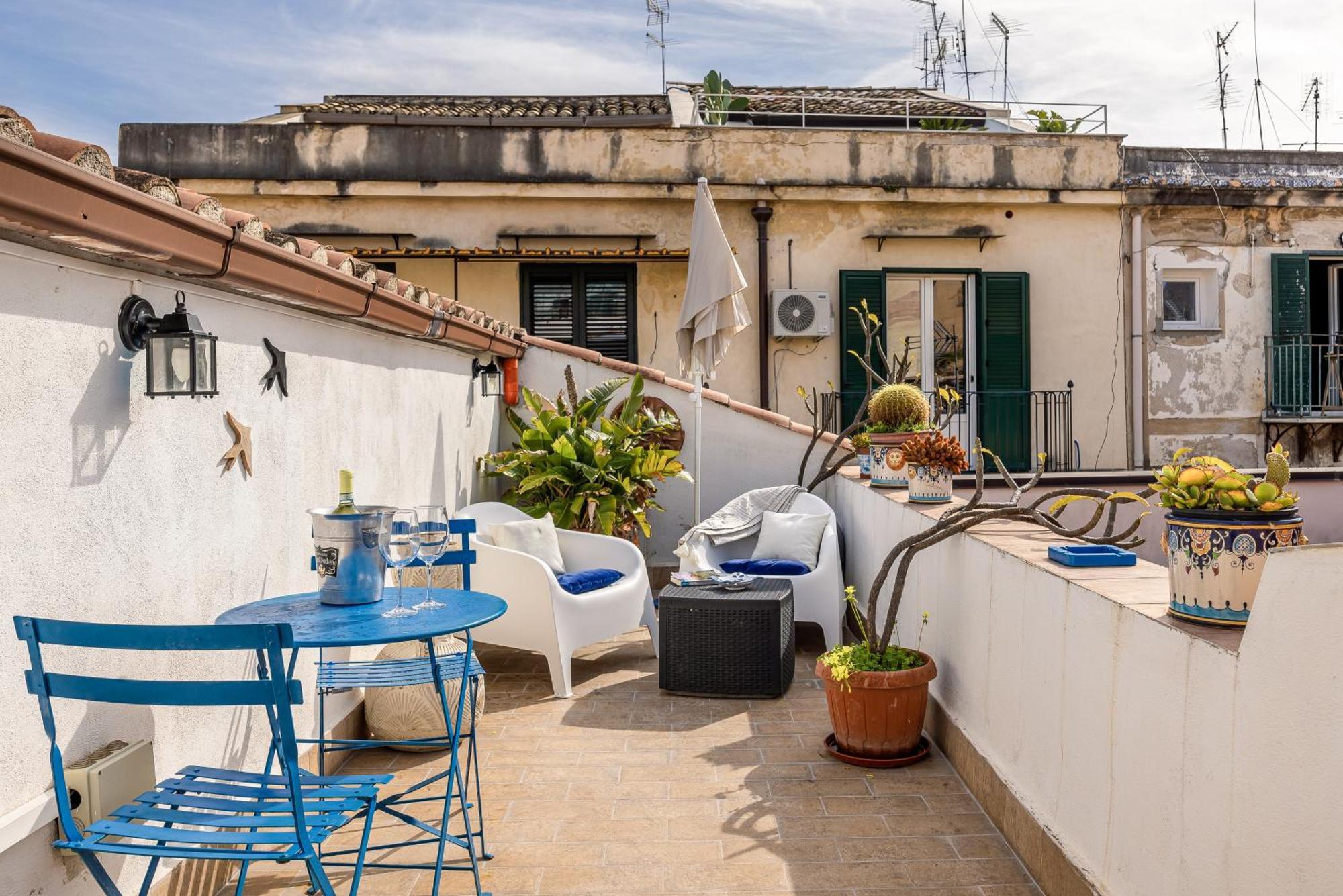 Sofia'S Apt Loft Incantevole Con Terrazza Privata 팔레르모 외부 사진